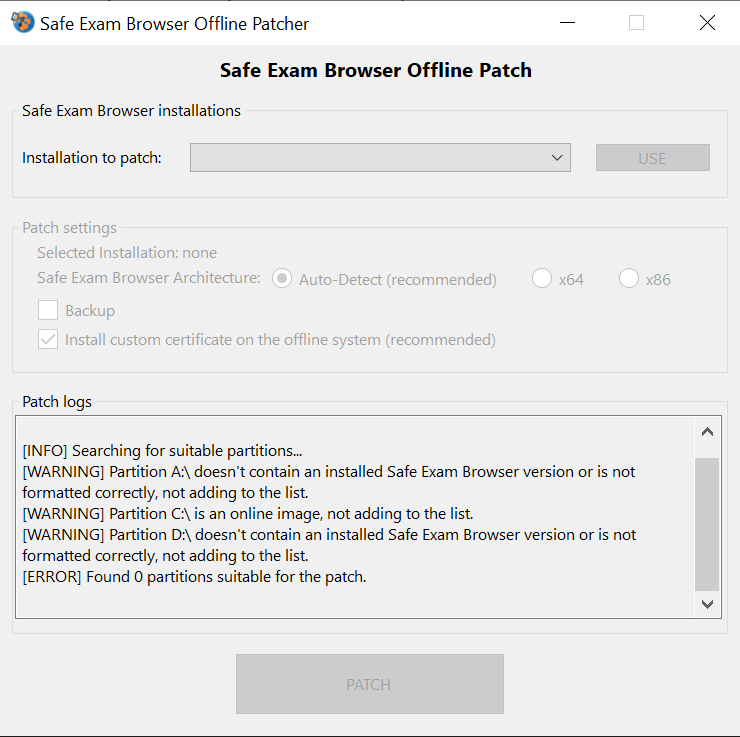 Offline Patcher UI
